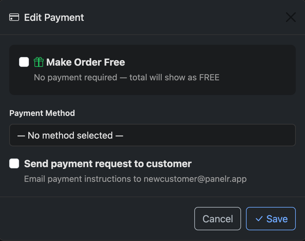 Choose Payment Method