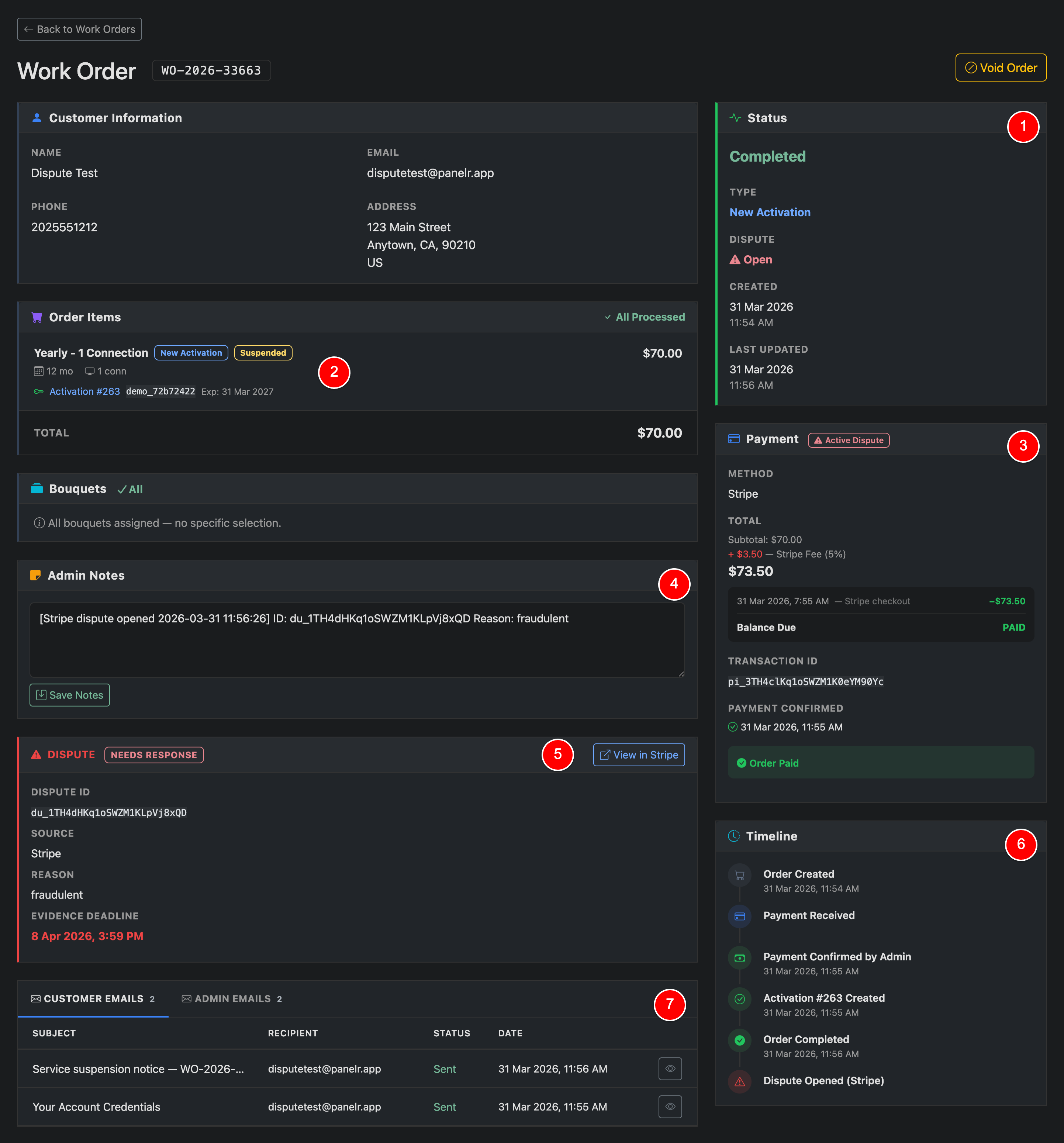 Managing an Active Dispute